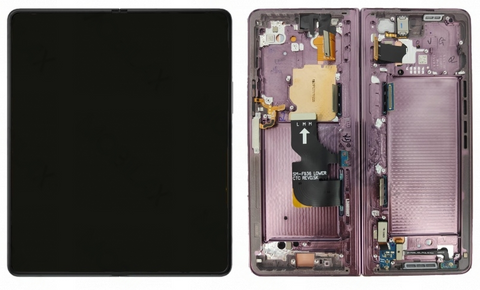 Samsung SM-F936B Galaxy Z Fold 4 LCD Display + Touchscreen + Frame - GH82-29462D/GH82-29461D/GH82-29463D - Purple