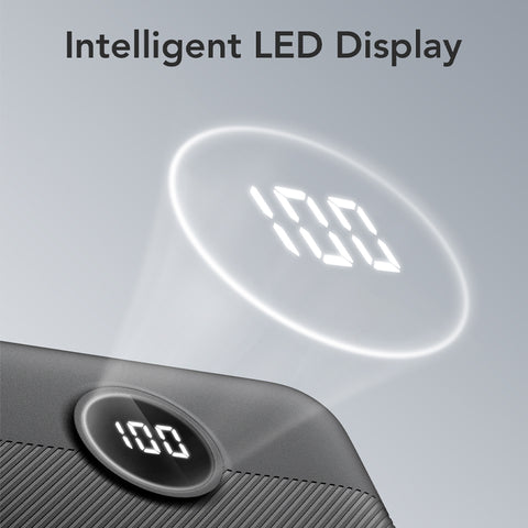 Veger (L20) - VP2039PD - Fast Charging Powerbank Digital 3-Port - 20.000mAh - White