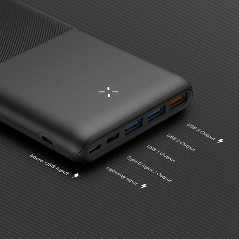 Veger (S22) Fast Charging Slim-Mini Powerbank - 20.000mAh - White