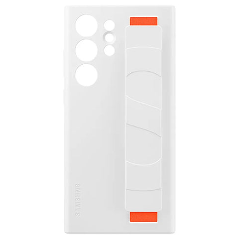 Samsung SM-S918B Galaxy S23 Ultra Silicone Grip Cover - EF-GS918TWEGWW - White