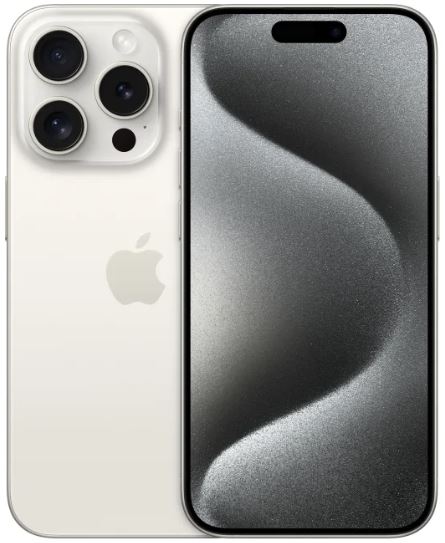Apple iPhone 15 Pro Max - 256GB - Provider Pre-Owned - White