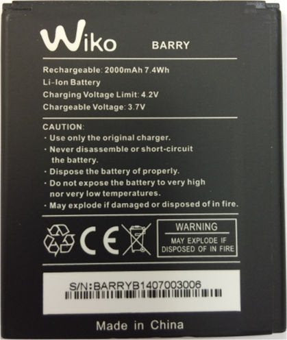 Wiko Rainbow Battery 2000 mAh