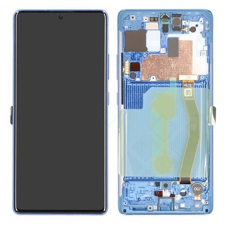 Samsung G770F Galaxy S10 Lite LCD Display + Touchscreen + Frame GH82-21672C/GH82-21992C Blue