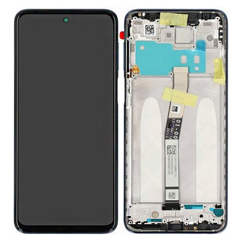 Xiaomi Redmi Note 9S (M2003J6A1G)/Redmi Note 9 Pro (M2003J6B2G)/Redmi Note 9 Pro Max (M2003J6B1I)/Redmi Note 10 Lite (M2002F4LG)/Poco M2 Pro (M2003J6CI) LCD Display + Touchscreen + Frame - 560002J6A100 - White