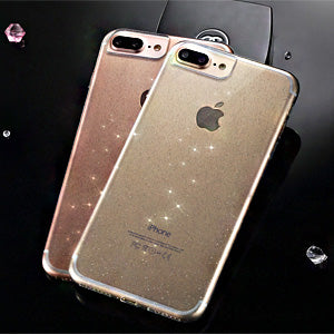 Fshang iPhone 7 Plus/iPhone 8 Plus TPU Case - Stars Series - Clear