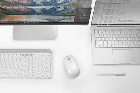 Xiaomi Mi Dual Mode Wireless Mouse Silent Edition - EU - White