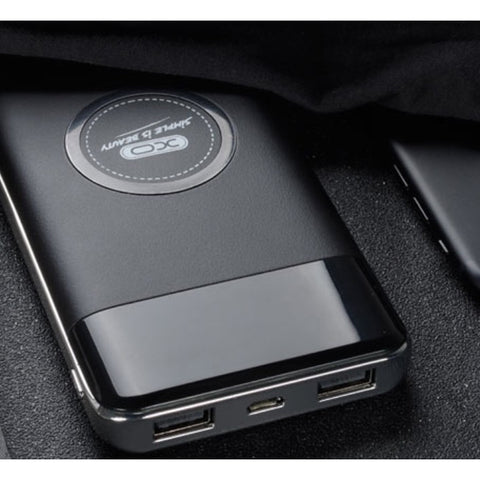 XO Wireless QI Powerbank Charger - 10.000mAh - Bussiness Black
