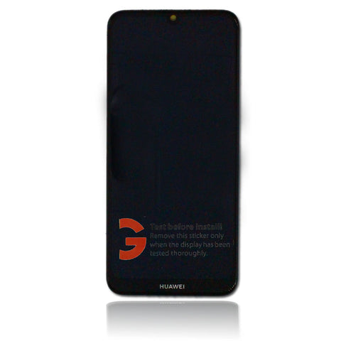 Huawei Y6 (2019) (MRD-LX1) LCD Display + Touchscreen + Frame Incl. Battery and Parts 02352LVM Black