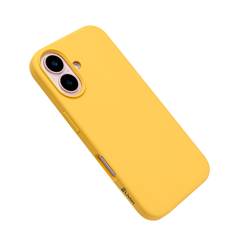 Livon iPhone 16 Plus SoftSkin - Yellow Shine