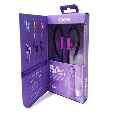 Yookie Headphones YK-220 Purple