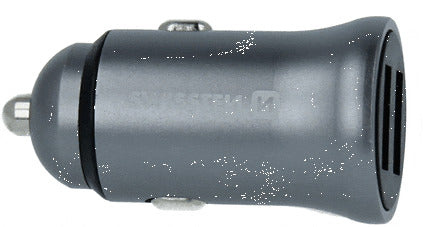 Swissten 4.8A Dual Port Car Charger - 20115100 - Silver