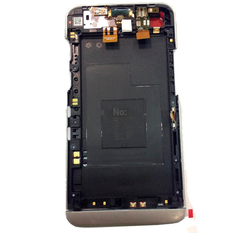 Blackberry Z30 Midframe Incl. Headphone Jack Flex & Power Flex - Silver