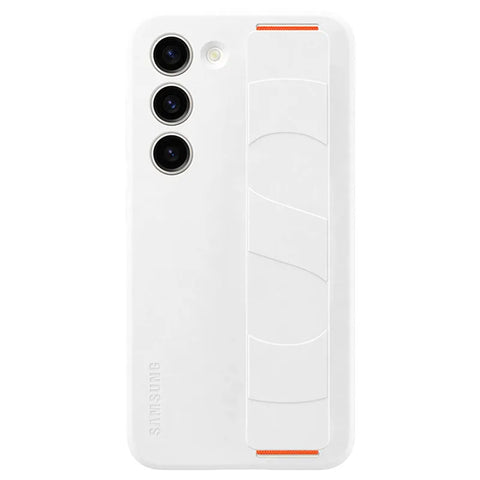 Samsung SM-S911B Galaxy S23 Silicone Grip Cover - EF-GS911TWEGWW - White