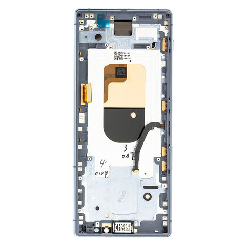 Sony Xperia 1 (J9110, J9150, J9180) LCD Display + Touchscreen + Frame 1319-0230 Grey