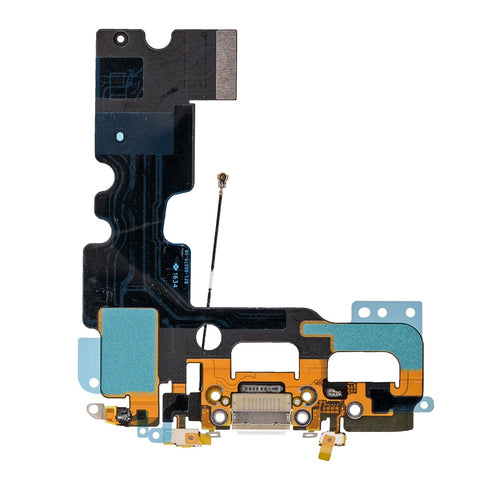 Apple iPhone 7 Charge Connector Flex Cable With Microphone Module White