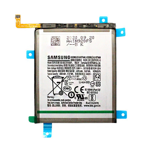 Samsung SM-G780F Galaxy S20 Fan Edition 4G/SM-G781B Galaxy S20 Fan Edition 5G/SM-A525F Galaxy A52 4G/SM-A526B Galaxy A52 5G/SM-A528B Galaxy A52s Battery - GH82-24205A/GH82-25231A - EB-BG781ABY 4500 mAh