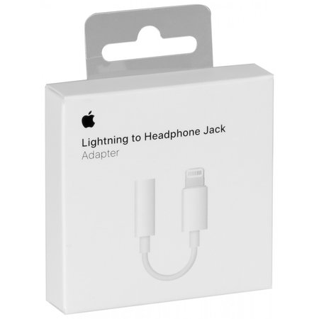 Adaptateur Apple Lightning vers Jack 3,5 mm - Emballage de vente au détail - AP-MMX62ZM/A