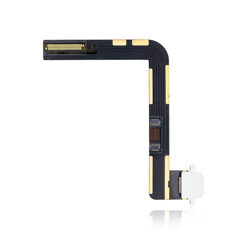 Apple iPad 7 (10.2) - (2019)/iPad 8 (10.2) - 2020/iPad 9 (10.2) - 2021 Charge Connector Flex Cable - Silver