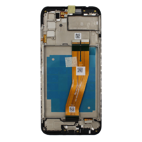 Ecran LCD Samsung SM-A037G Galaxy A03s + Ecran Tactile + Châssis - GH81-21232A - (VERSION NON EU) - Noir