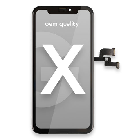 Apple iPhone X LCD Display + Touchscreen - OEM Quality - Black