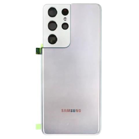 Coque Arrière Samsung SM-G998B Galaxy S21 Ultra - Argent