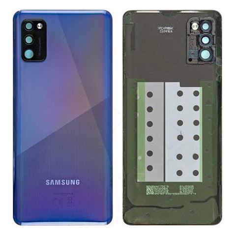 Samsung SM-A415F Coque Arrière Galaxy A41 GH82-22585D Bleu