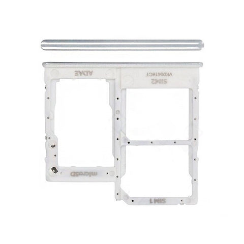 Samsung SM-A415F Galaxy A41 Simcard holder + Memorycard Holder GH98-45275C White