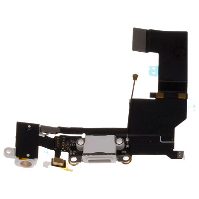 Apple iPhone SE Charge Connector Flex Cable With Headphone Jack Flex and Microphone Module White