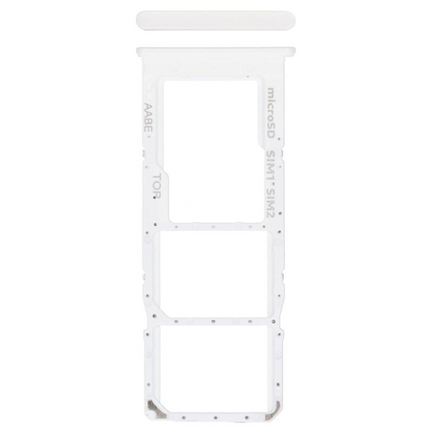 Samsung SM-A125F Galaxy A12/SM-A127F Galaxy A12 Nacho Simcard Holder - GH98-46124B - Blanc