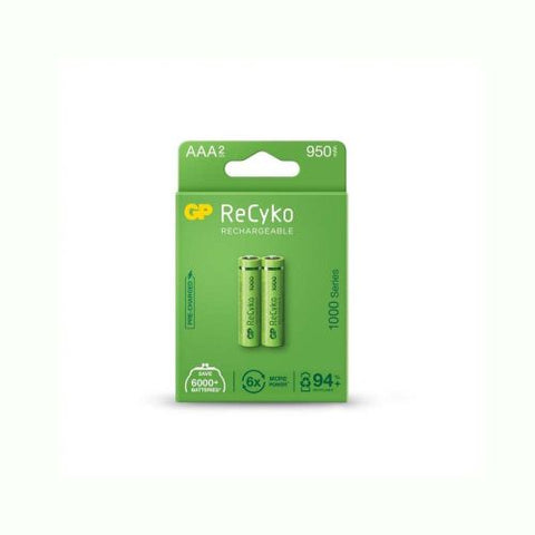 GP Batterie (AA) Rechargeable NIMH R6/AA - 270AAHCE-EB2, (2 piles / blister), 2700mAh