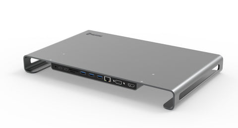 Swissten Hub USB-C intégré 10-en-1 - Pour Macbook / Ordinateur portable