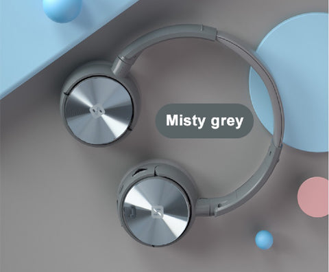Swissten Trix Stereo Headphones - Wireless - Titan Silver/Grey