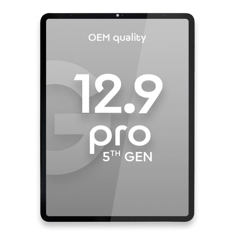 Apple iPad Pro 2021 (12.9) - (5e génération) Écran LCD + Écran tactile - OEM - Noir