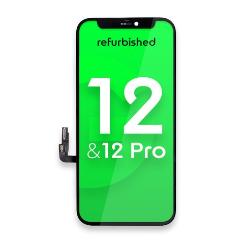 Apple iPhone 12/iPhone 12 Pro LCD Display + Touchscreen - Qualité Reconditionnée - Noir