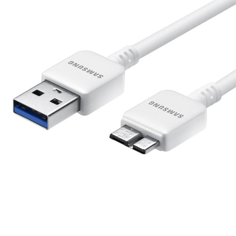 Câble Data Micro USB Samsung 3.0/21 Broches - Blanc - 100cm (Vrac) - ET-DQ10Y0WE